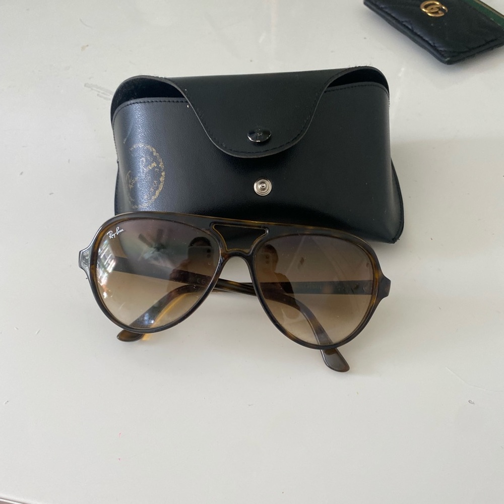 RayBan Cat 5000 aviator sunglasses with case